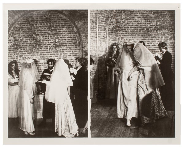 Flux Wedding: George and Billie. February 25, 1978