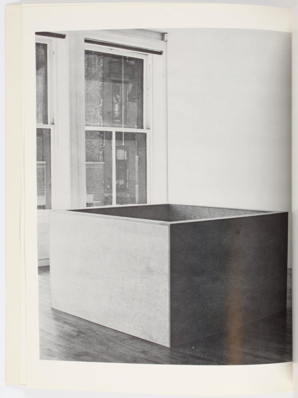 Donald Judd: Fifteen Works.