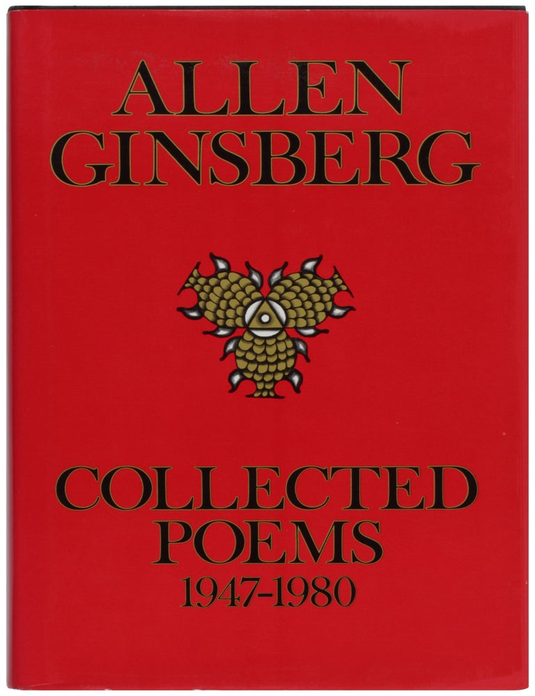 Item #29244 Collected Poems: 1947-1980 (Inscribed with Postcard from China). Allen Ginsberg.