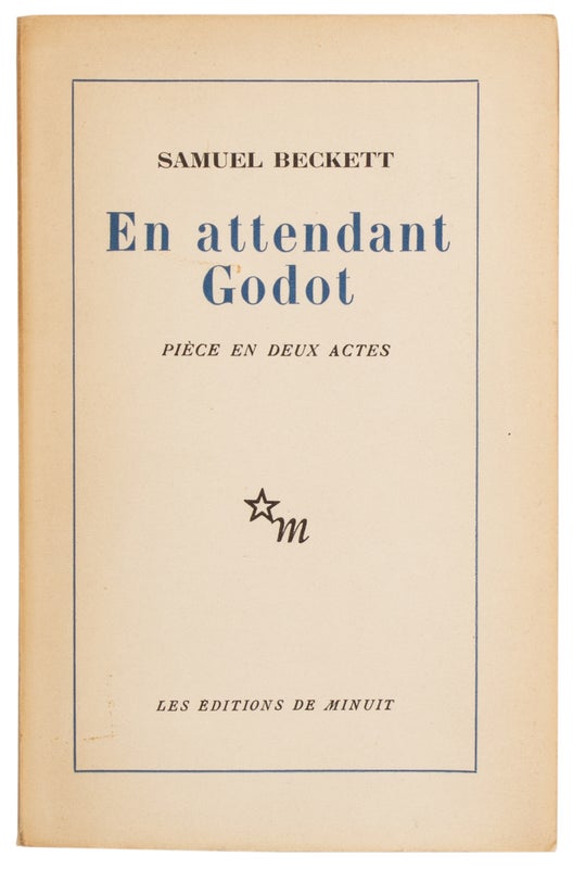 Item #29264 En attendant Godot (First Edition with Signed Card). Samuel Beckett