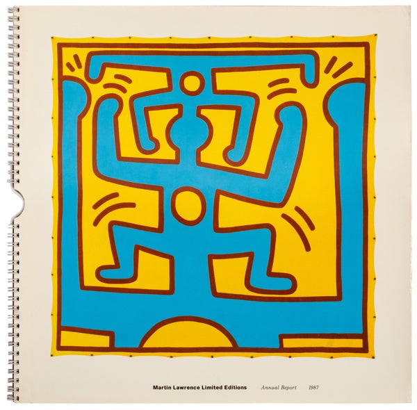 Item #29409 Martin Lawrence Limited Editions, Inc. 1987 Annual Report (Signed by Keith Haring)....