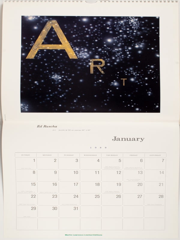 Martin Lawrence Limited Editions, Inc. 1987 Annual Report (Signed by Keith Haring).
