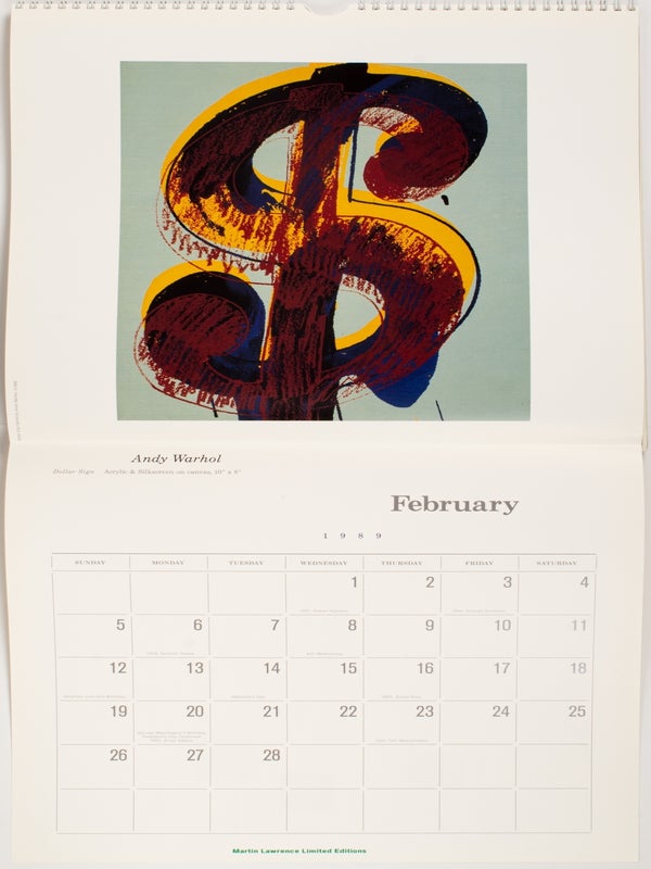 Martin Lawrence Limited Editions, Inc. 1987 Annual Report (Signed by Keith Haring).