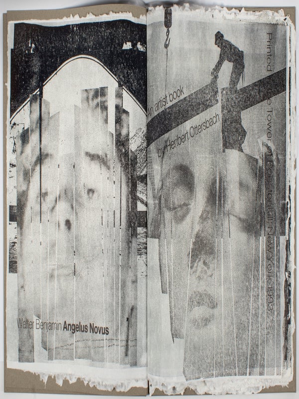 Angelus Novus: Über den Begriff der Geschichte. An Artist Book by Heribert Ottersbach.