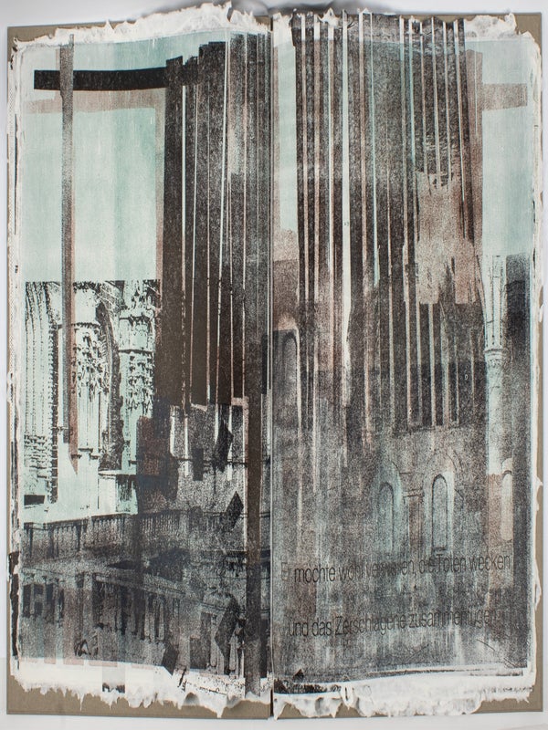 Angelus Novus: Über den Begriff der Geschichte. An Artist Book by Heribert Ottersbach.