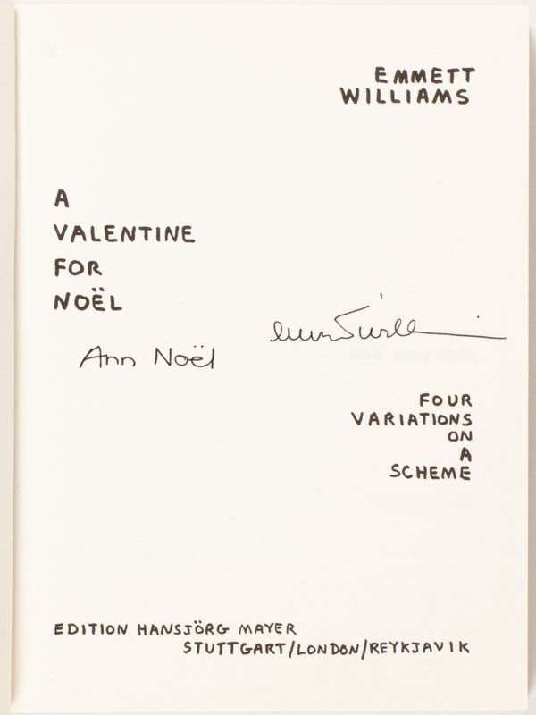 A Valentine for Noël: Four Variations on a Scheme (Twice Signed).