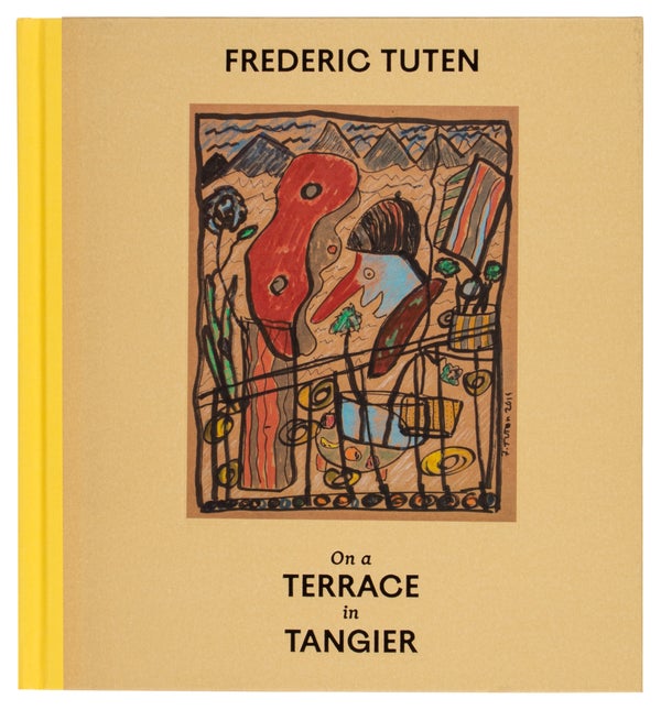 Item #29512 On A Terrace In Tangier - Works on Cardboard. Frederic Tuten
