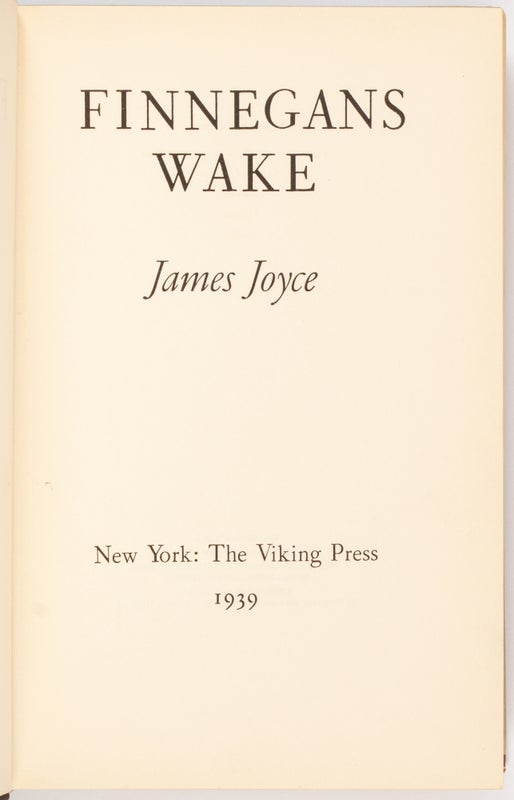 Finnegans Wake.