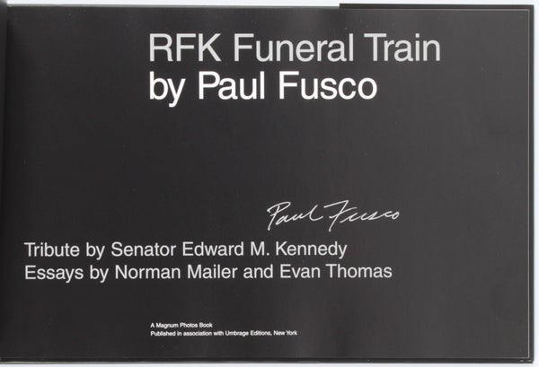 RFK Funeral Train (Signed).