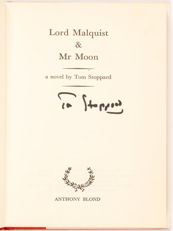 Lord Malquist & Mr. Moon (Signed).