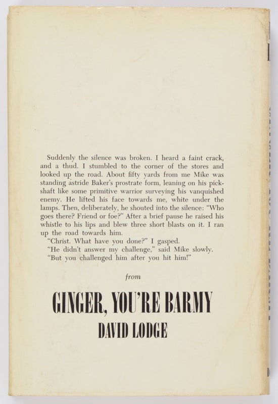 Ginger, You're Barmy (Inscribed).