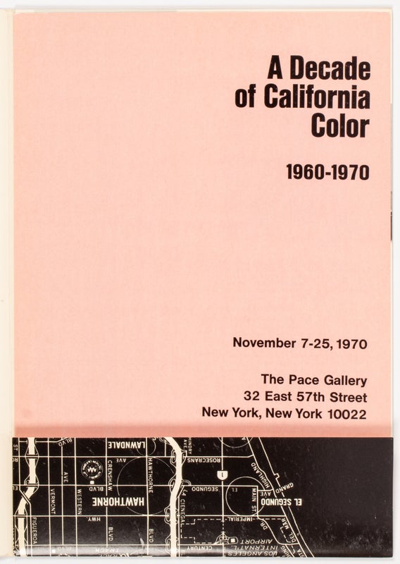 A Decade of California Color, 1960-1970.