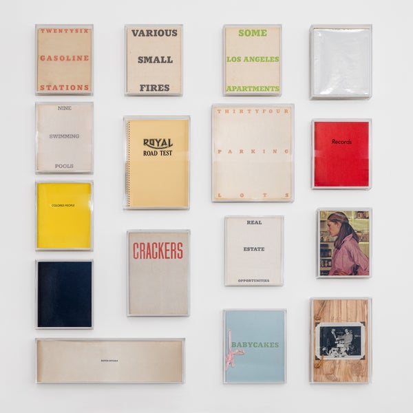 Item #29960 A Complete Set of Ruscha's Artist's Books (Six Volumes Signed or Inscribed). Edward...