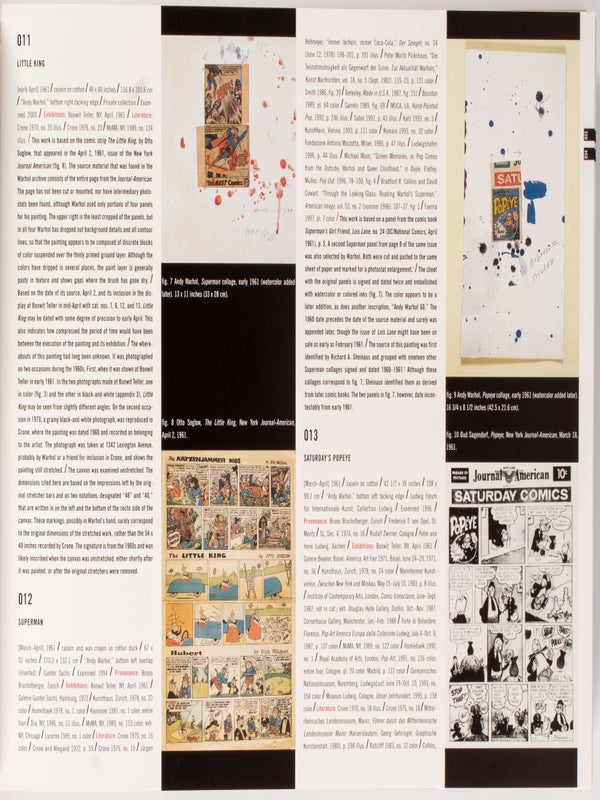 The Andy Warhol Catalogue Raisonné: Paintings and Sculpture, 1961–1963 (Volume 01).