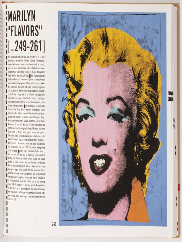 The Andy Warhol Catalogue Raisonné: Paintings and Sculpture, 1961–1963 (Volume 01).