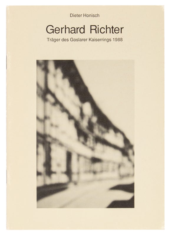 Item #30079 Gerhard Richter: Träger des Goslarer Kaiserrings 1988 / Laudatio zur Verleihung des...