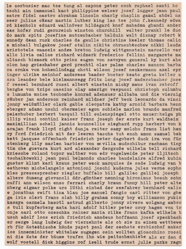 Conzert für Klavier und Gespräch.