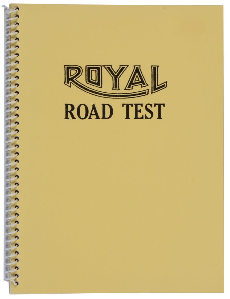 Item #30260 Royal Road Test (Later Printing). Edward Ruscha, Mason Williams, Patrick Blackwell.