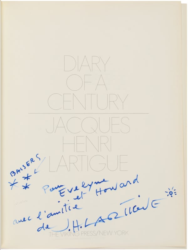 Diary of a Century (Presentation Copy with Correspondence and Ephemera).