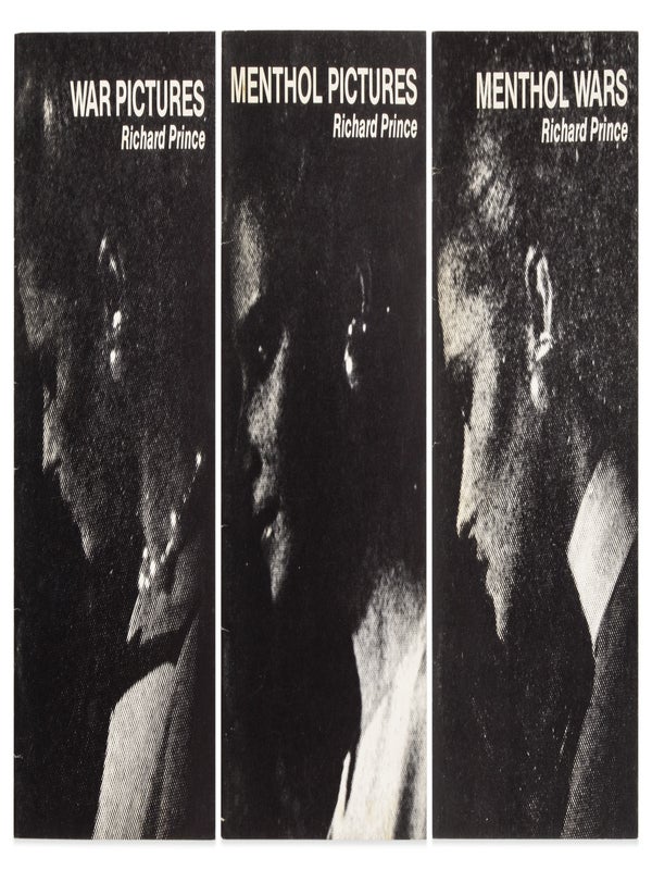 Item #30308 Menthol Trilogy (War Pictures / Menthol Pictures / Menthol Wars). Richard Prince