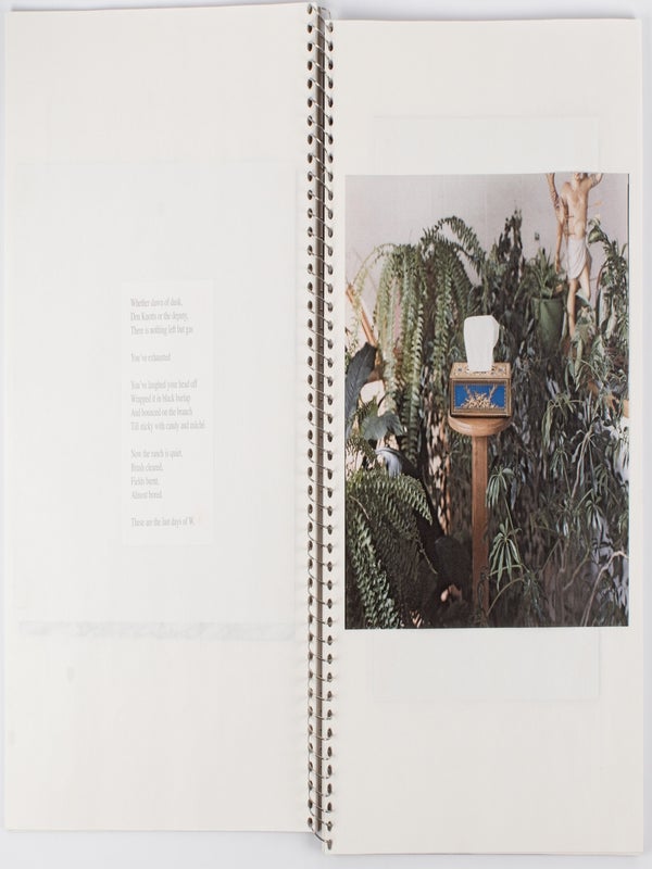 The Last Days of W (Handmade Maquette with Extra-Illustrated Special Edition).