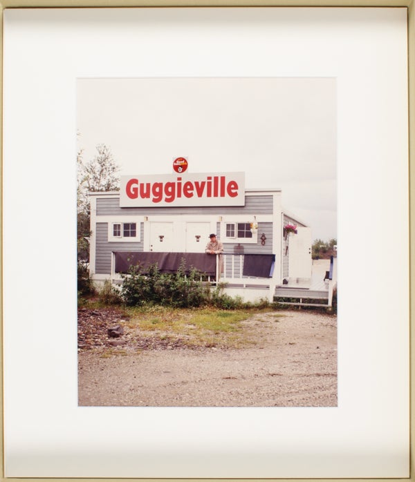 M.K.: 9 Fotografien. Martin Kippenberger in Dawson City, August 1995.