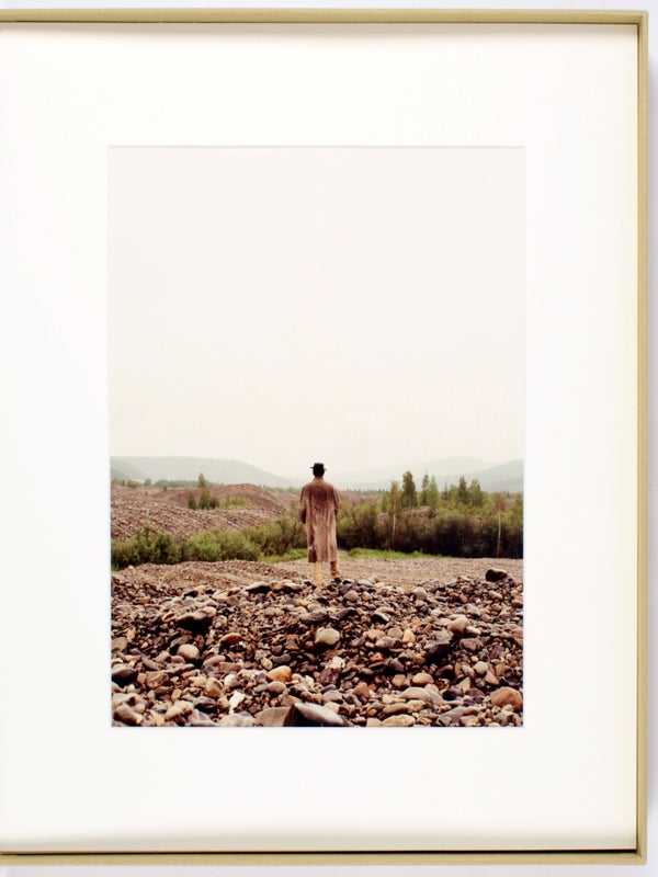 M.K.: 9 Fotografien. Martin Kippenberger in Dawson City, August 1995.