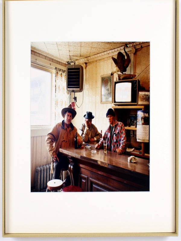 M.K.: 9 Fotografien. Martin Kippenberger in Dawson City, August 1995.