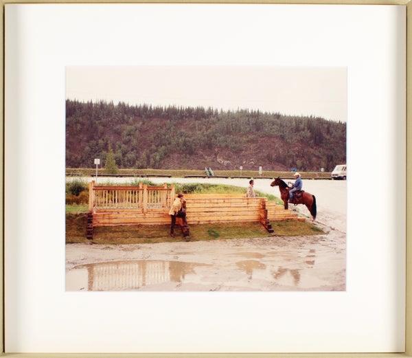M.K.: 9 Fotografien. Martin Kippenberger in Dawson City, August 1995.