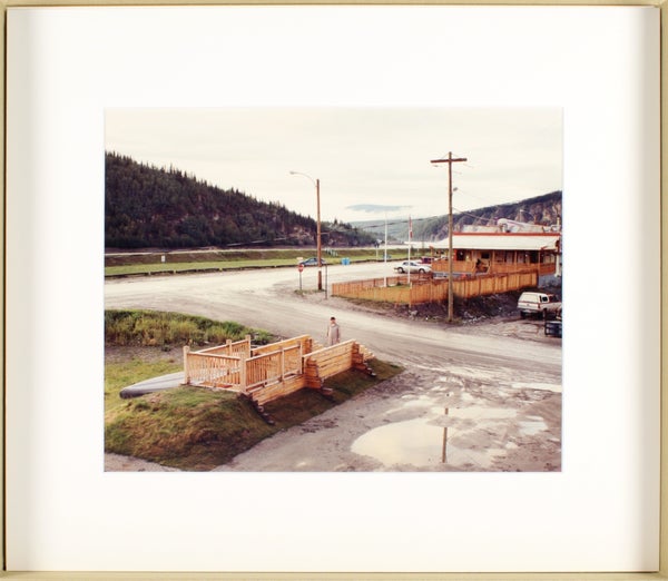 M.K.: 9 Fotografien. Martin Kippenberger in Dawson City, August 1995.