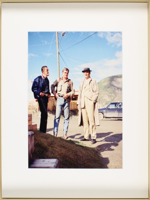 M.K.: 9 Fotografien. Martin Kippenberger in Dawson City, August 1995.