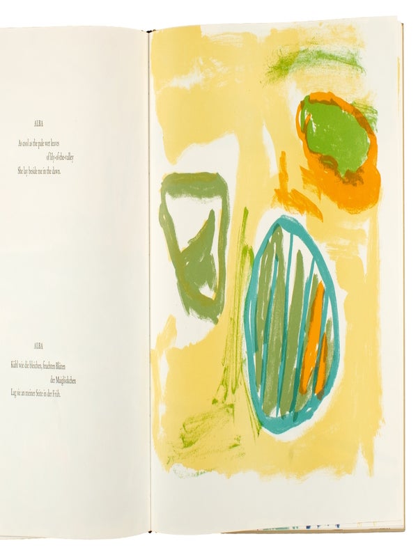 Alba: 7 Gedichte von Ezra Pound (Signed with Illustrated Prospectus).