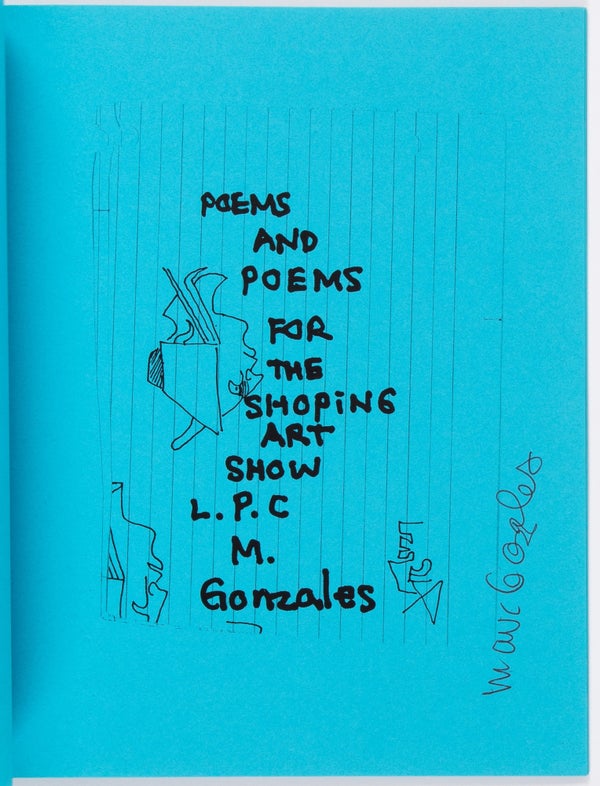 Poems and Poems for the Shoping Art Show L.P.C. (Signed).