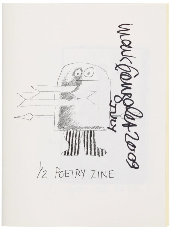 Item #30611 1/2 Poetry Zine (SIGNED). Mark Gonzales