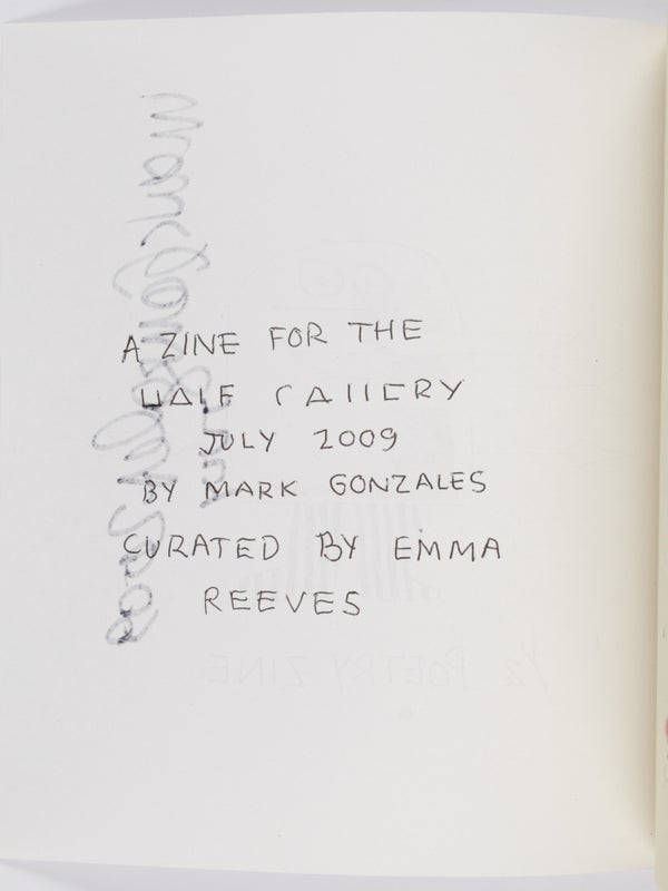 1/2 Poetry Zine (SIGNED).