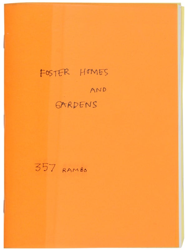 Item #30613 Foster Homes and Gardens (First Edition). Mark Gonzales, Harmoy Korine