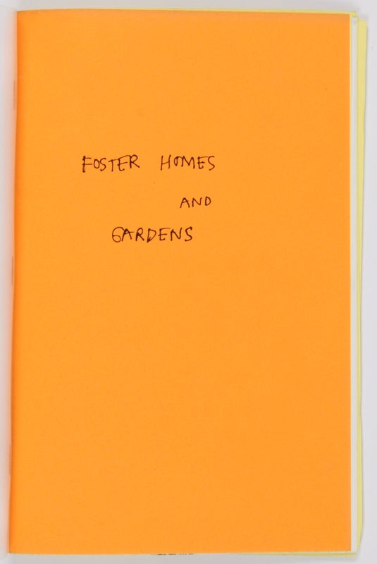 Foster Homes and Gardens (First Edition).