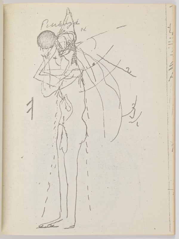 Studies for Warhols' Marilyns, Beuys' Actions and Objects, Duchamps' Etc. Including Film (Inscribed).