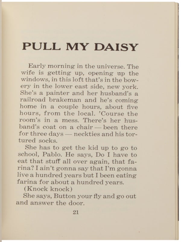 Pull My Daisy.