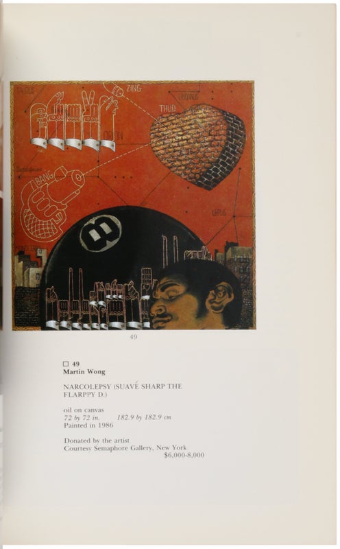 Art Aid: An Art Auction for the Live Aid Foundation for the Benefit of African Famine Relief.