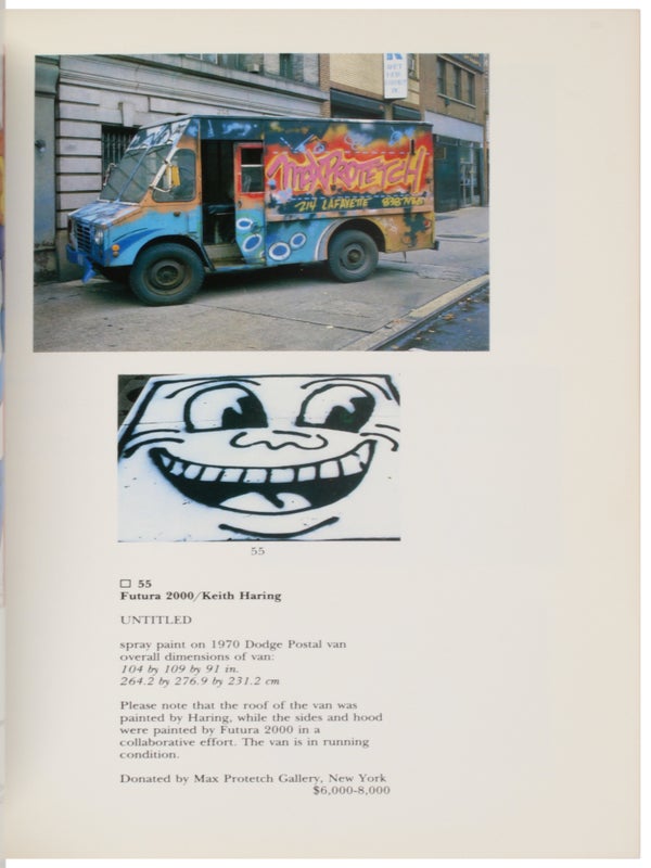 Art Aid: An Art Auction for the Live Aid Foundation for the Benefit of African Famine Relief.