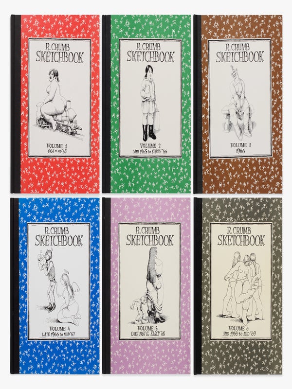 Item #30806 R. Crumb: Sketchbook (First 6 Volumes). Robert Crumb