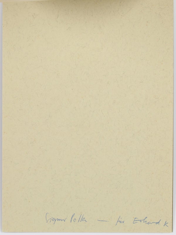 Stenoblock, 1970 (Signed).