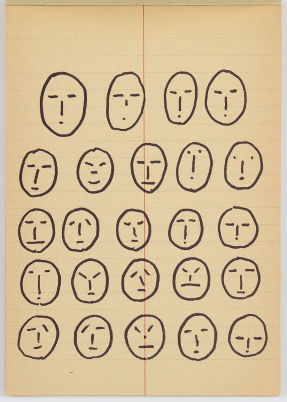 Stenoblock, 1970 (Signed).