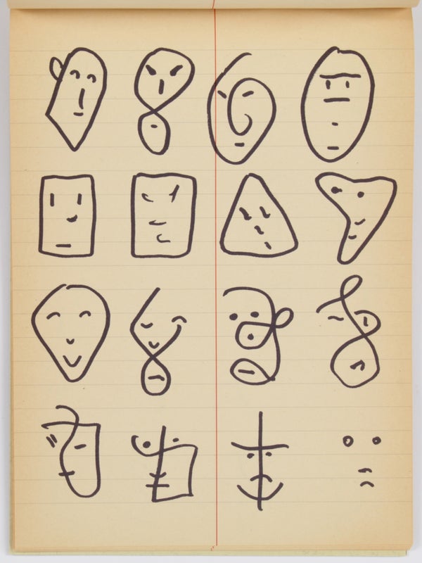 Stenoblock, 1970 (Signed).