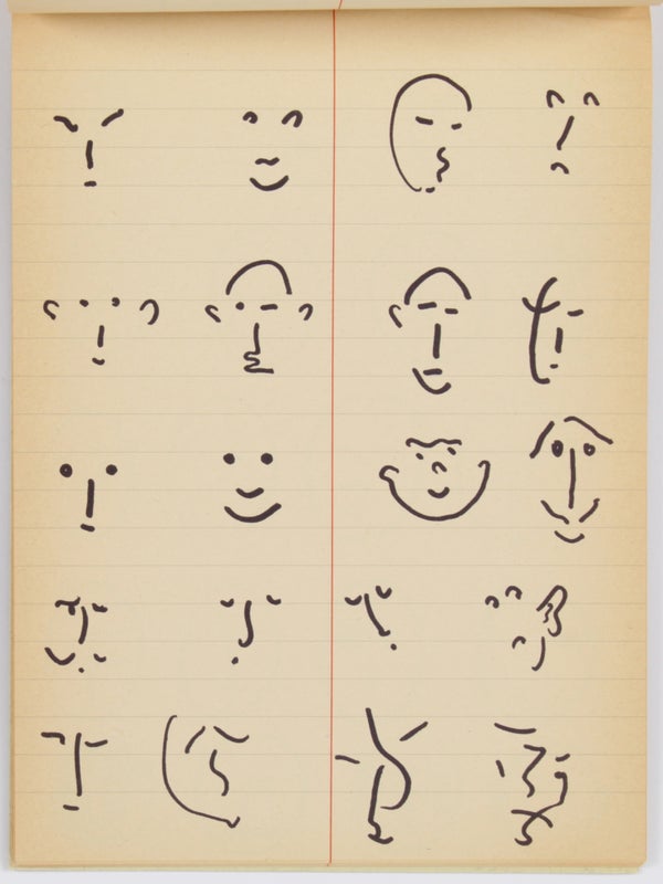 Stenoblock, 1970 (Signed).