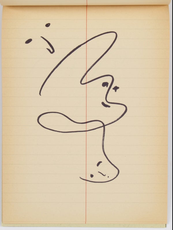 Stenoblock, 1970 (Signed).