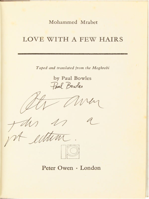Love With a Few Hairs (Signed First Edition).