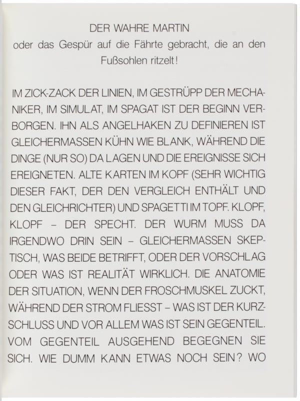Martin Kippenberger.