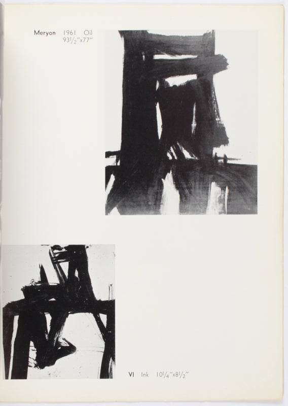 New Arts Gallery Presents: Recent Paintings and Drawings by Franz Kline (Two Volumes).